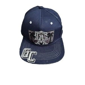 Cali Logo - Acrylic Baseball Hat One Size Fits All Black White Blue Snapback